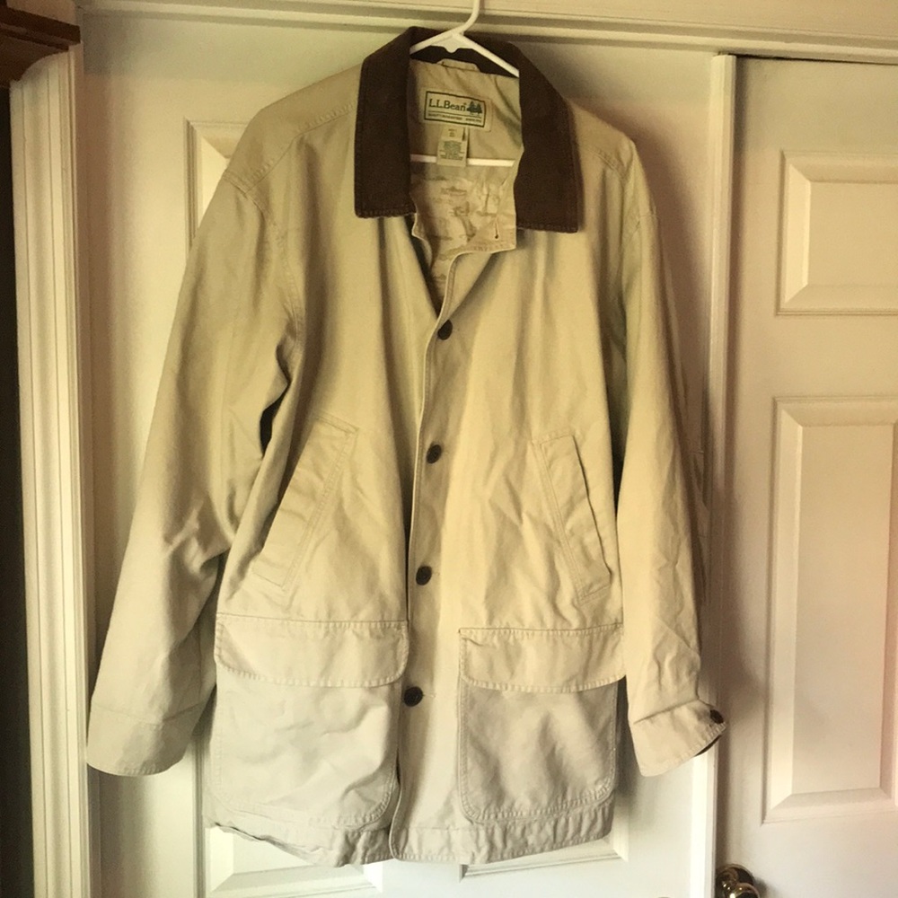 Men’s XL Regular LL Bean 100% cotton Barn Coat